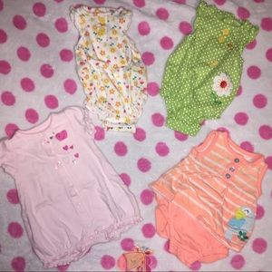 🚨NEED GONE!! 🌸4 NB ROMPERS🌸